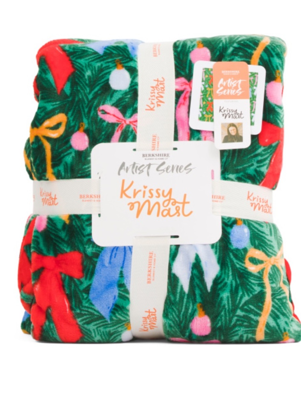 ARTIST SERIES Bright Bows Blanket